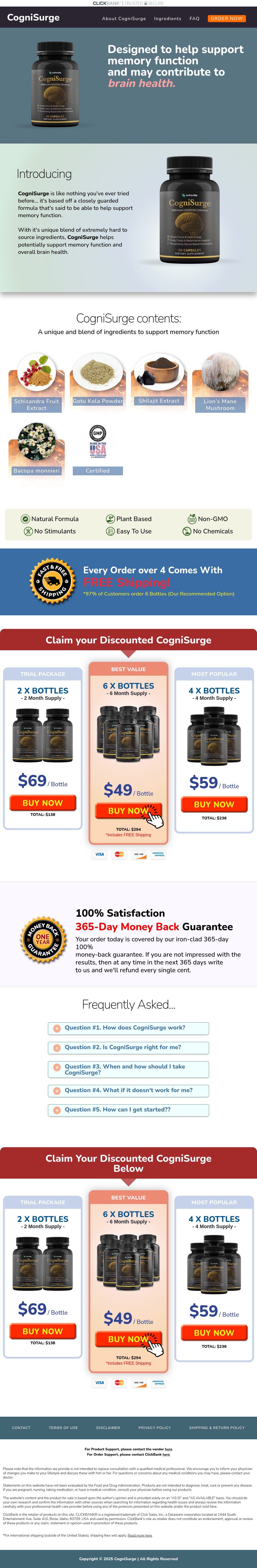 Imagem promocional do produto The Cogni Surge em alta qualidade